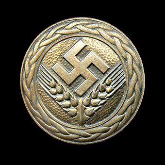 RAD - ornamented surround rank brooch